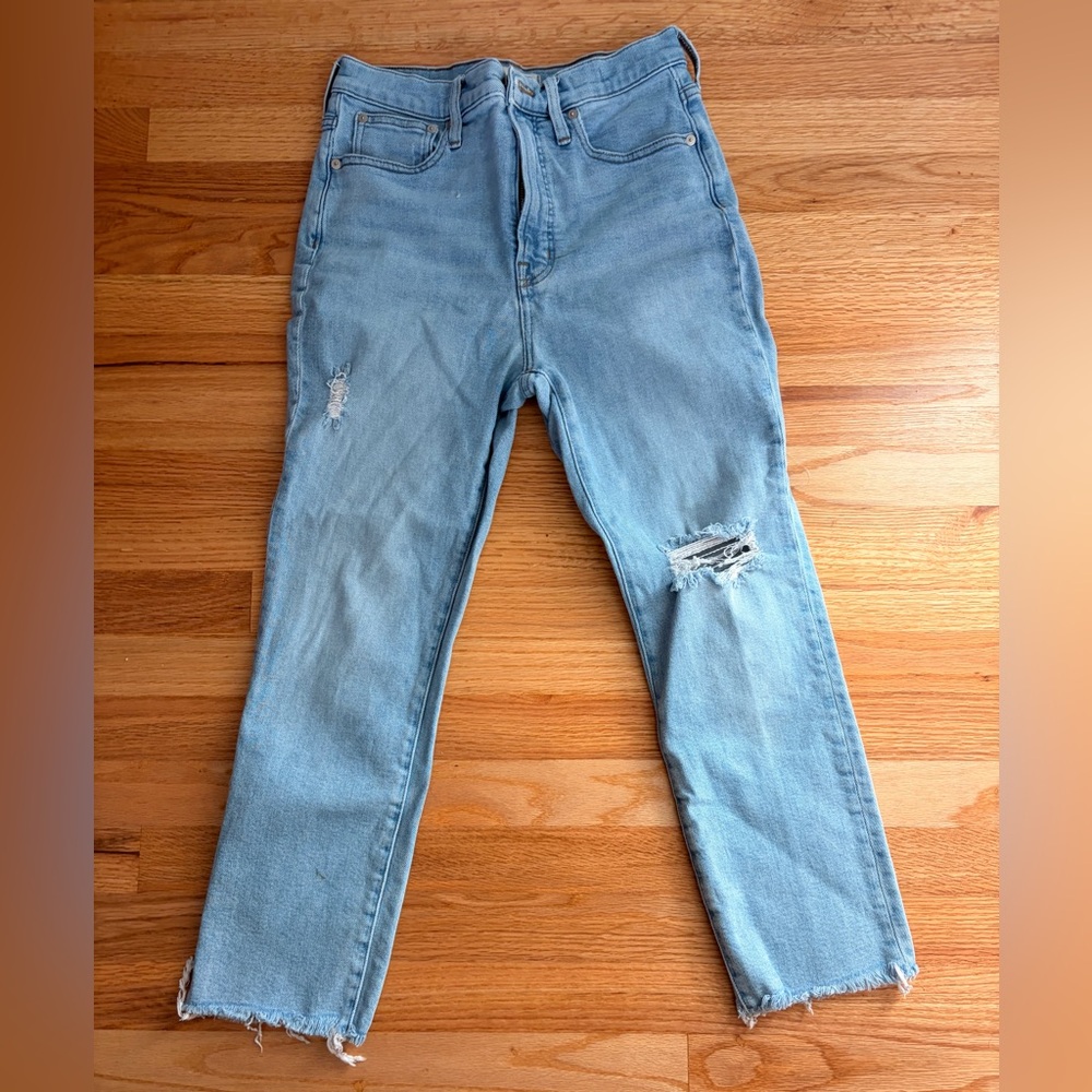 Madewell Light Blue Straight Leg Jeans